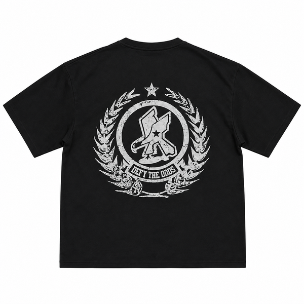Black University Tee